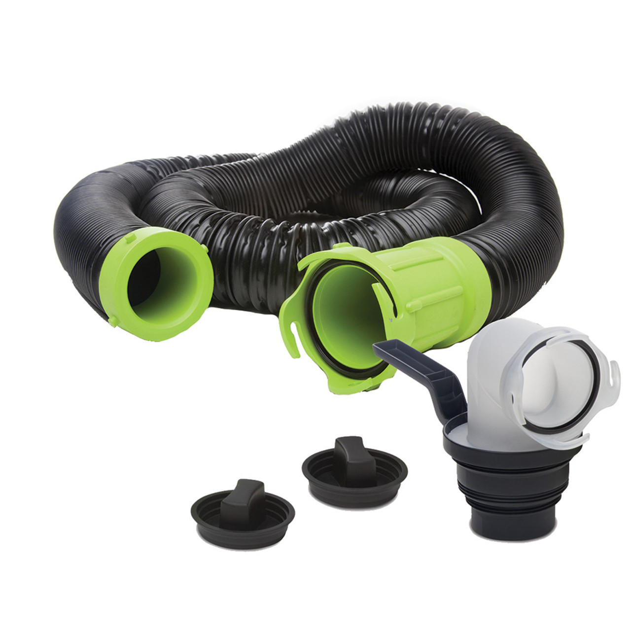 Thetford Titan Premium 15' Sewer Hose Kit w\/Universal Bayonet Connection  5-in-1 Sewer Adapter w\/Handle [17853]