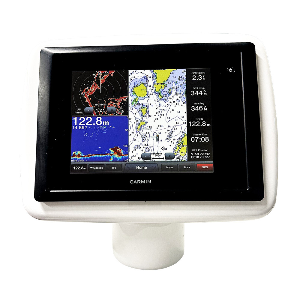 Seaview PowerPod Uncut w\/Aluminum Base - 11.125"W x 8"H Usable Face [SV4800P]