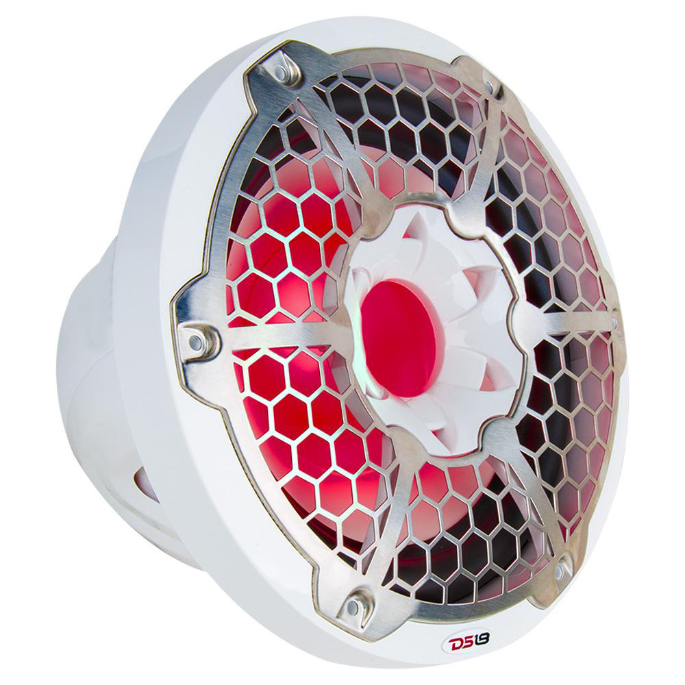 DS18 HYDRO 12" Subwoofer w\/RGB Lights - 700W - White [NXL-12SUB\/WH]