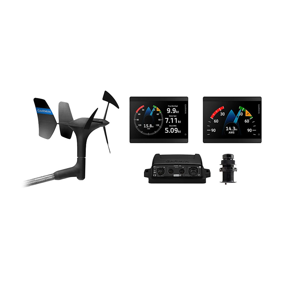 Garmin GMI 40 Wired Sail Pack - 52mm - 2 GMI 40 Marine Instruments; gWind Wired  DST820 Transducer [010-03411-20]