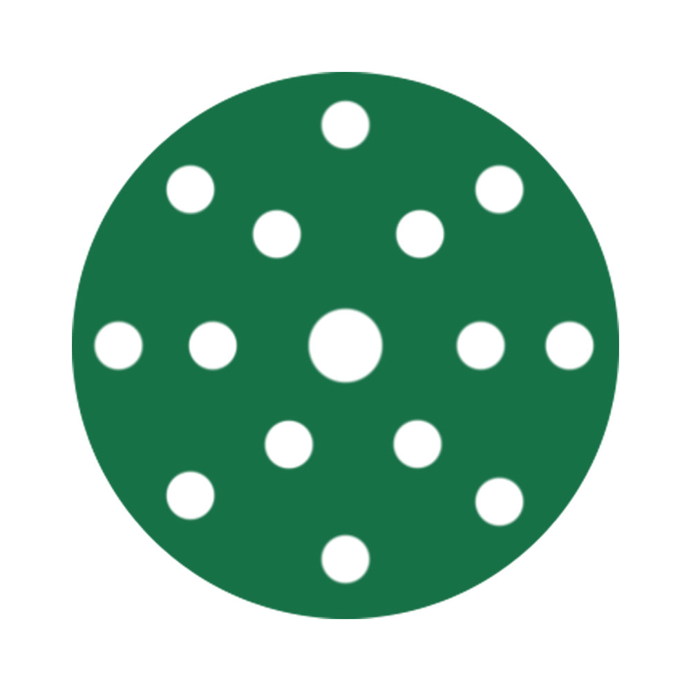 RUPES PROCUT Film Abrasive Discs 150mm (6") - 15 Holes - P1500 Grit *Box of 50pcs [9.45FD1500]