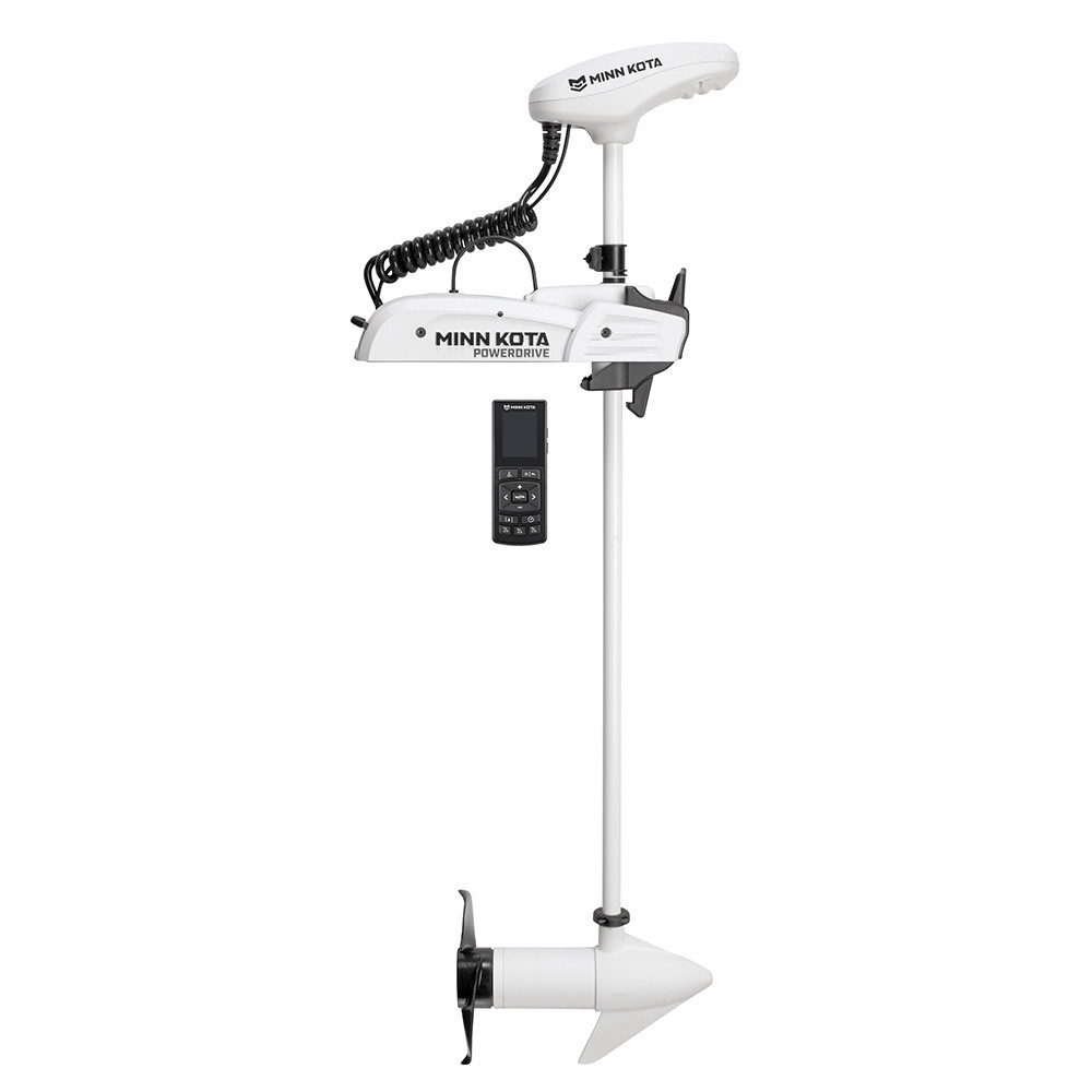 Minn Kota Riptide PowerDrive 55\/WR Trolling Motor, 12V, 55lb Thrust, 54" Shaft, Wireless Remote [1363545]