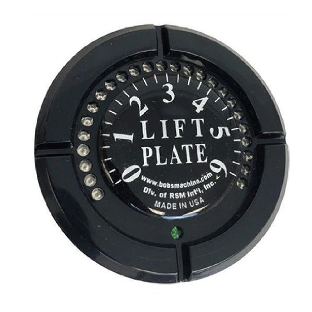 Bob's Machine LED Jack Plate Gauge - Black [110-300000]