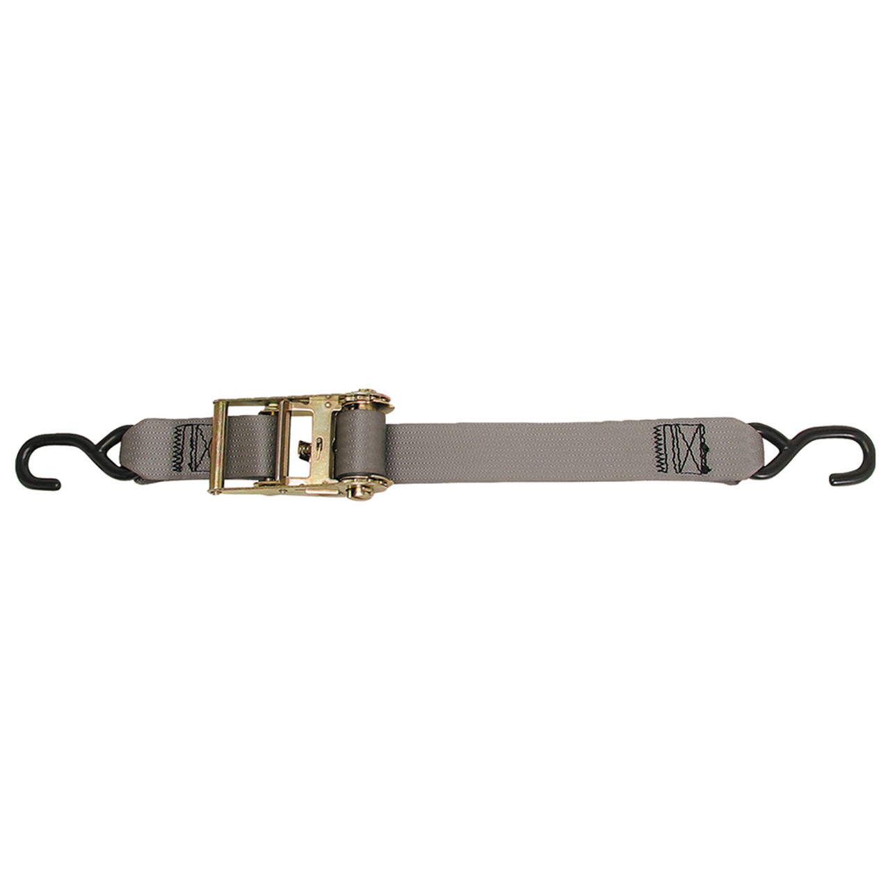CargoBuckle Multipurpose Ratchet Strap Tie-Down w\/S-Hooks - 2" x 15 [F13758]