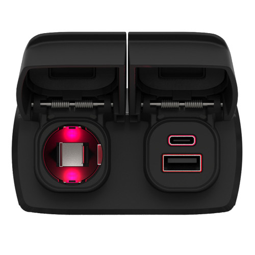 Scanstrut Flip Pro Duo - USB-A  USB-C w\/12V Power Socket [SC-MULTI-F2]
