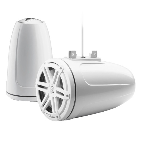 JL Audio M3 Series 7.7" Enclosed Tower Coaxial System w\/Gloss White Sport Grille - M3-770ETXv3-Gw-S-Gw [010-03269-00]