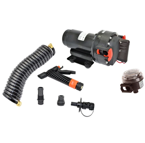Johnson Pump 5.2 GPM Aqua Jet Washdown Pump Kit w\/Hose - 24V [64534-24]