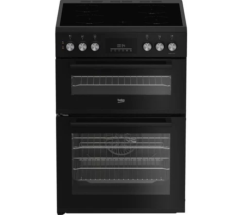 Beko FDC6731K Freestanding Electric Double Oven Cooker - Black - FDC6731K