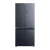 Midea MDRM706BIE70 American Fridge Freezer, Inox, E Rated