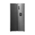 Midea MDRS710FGD46W American Fridge Freezer, Stainless Steel, D Rated, Non-Plumbed