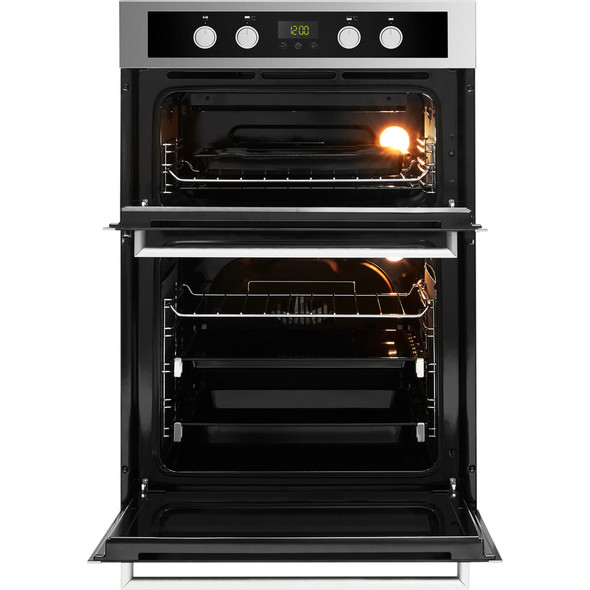 Whirlpool AKL 309 IX Built-in Double Oven in Inox and Black - AKL309IX