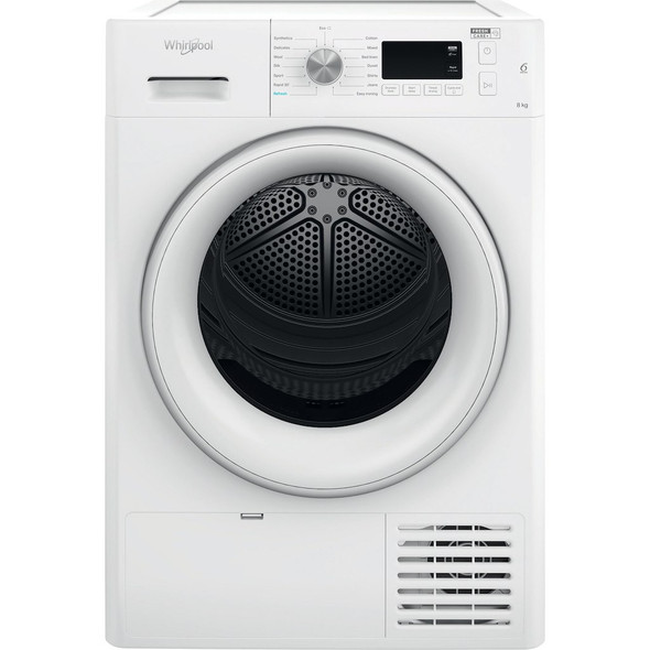 Whirlpool Heat Pump Tumble Dryer: Freestanding, 8kg - FFT M11 8X2 UK - FFTM118X2UK