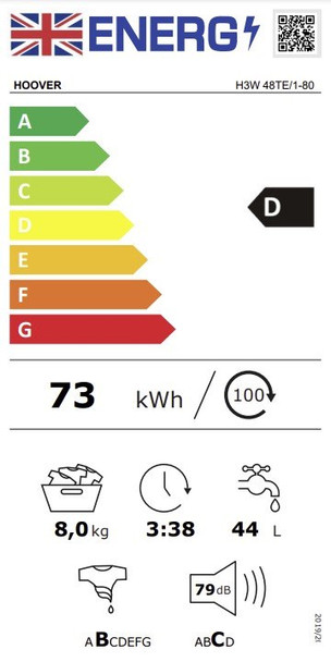 H3W 48TE UK Energy Label