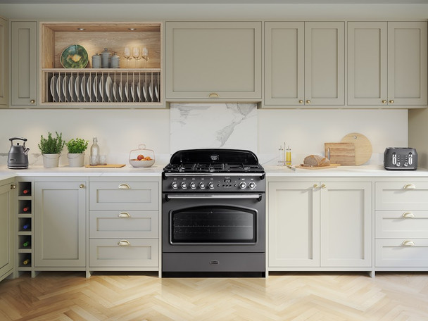 Rangemaster CLAS90FXDFFSL/C 90cm Dual Fuel Range Cooker - CLAS90FXDFFSL/C