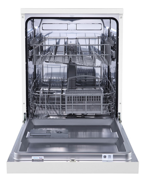 Midea MDWPF1233C(W)-WG-UK 12 Place Setting Freestanding 60cm Dishwasher - White - MDWPF1233C(W)-WG-UK