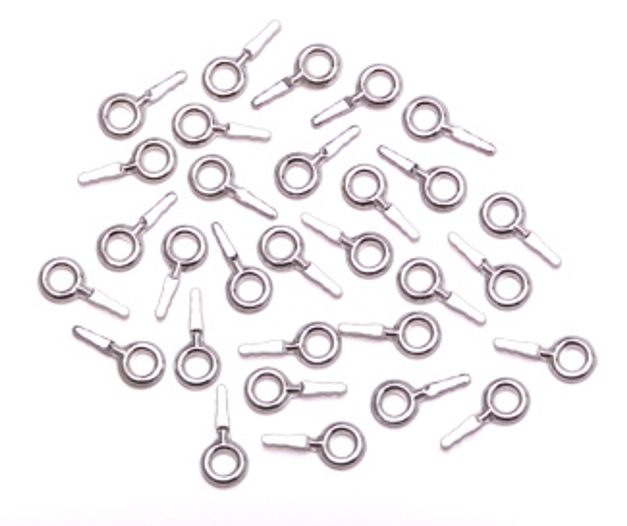 3mm OD Embeddable Jump Rings (30 pcs.)