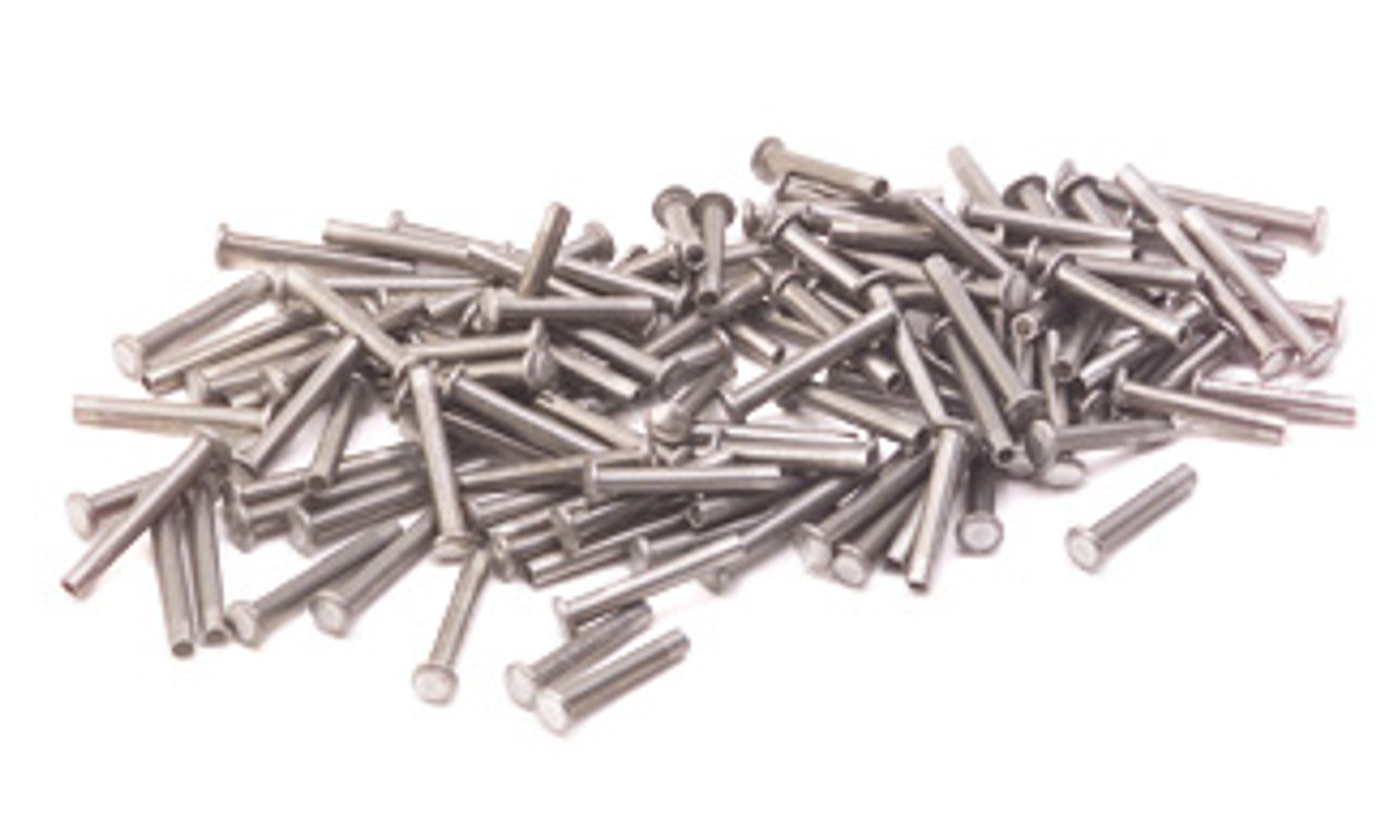 Assorted 1/16 Dia. Long Brass Rivets (125 pcs.)