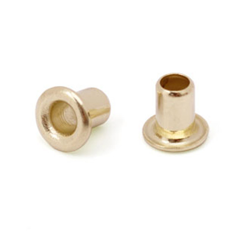 3/32" Dia. 1/8" Long Brass Eyelet (50pcs.) 3/32" Dia. 1/8" Long Brass Eyelet (50pcs.)
