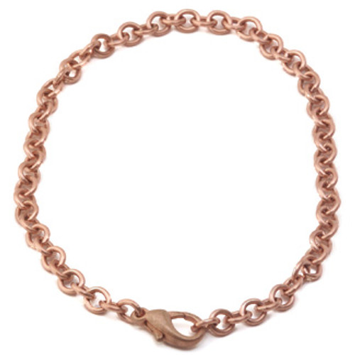 Medium copper chain bracelet or anklet 2.3mm