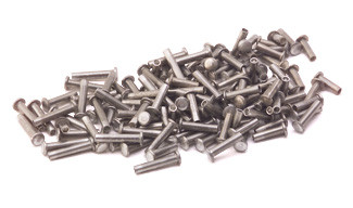 Assorted 1/16 Dia. Long Brass Rivets (125 pcs.)