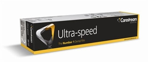 Kodak DF-57 Size 2 Double 130 Pack Adult The intraoral film that delivers high-contrast and fine detail. As a true D-speed film, Kodak Ultra-speed dental film quickly generates the high-quality, detailed images you need to make accurate diagnoses. Ideal for both manual and automated processing methods, Ultra-Speed film is a versatile and easy-to-use solution for your practice.