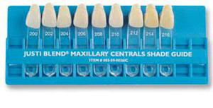 JUSTI DENTURE BASE SHADE GUIDE 9 SHADES