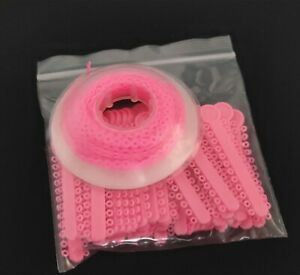 SANI-STICKS LIGATURE TIES PINK 1008/PK