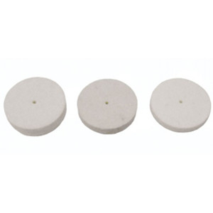 FELT WHEELS SOFT 1" X 1/4" 100/PK