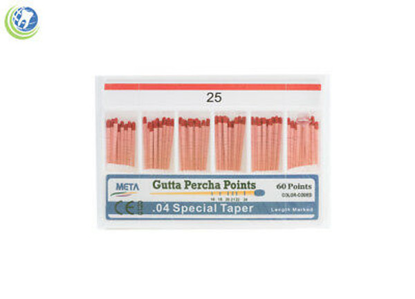 GUTTA PERCHA TAPERED .04 #25 60/PK