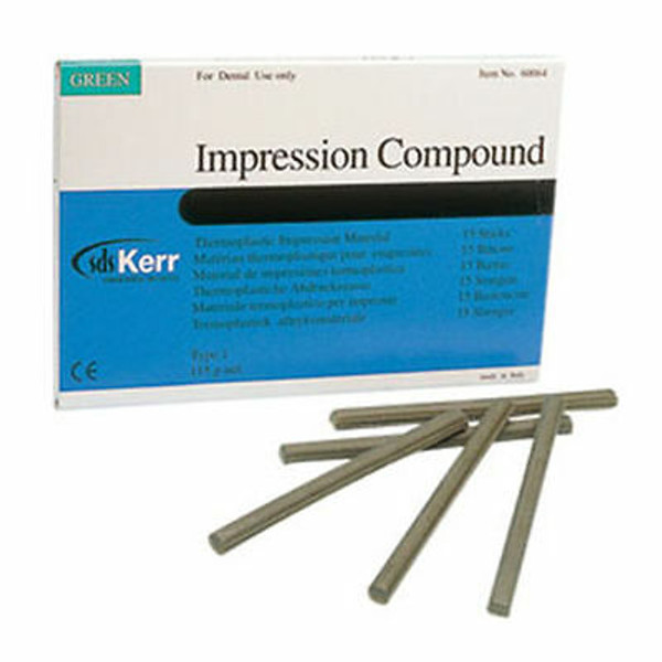 IMPRESSION COMPOUND STICKS GREEN 15/PK