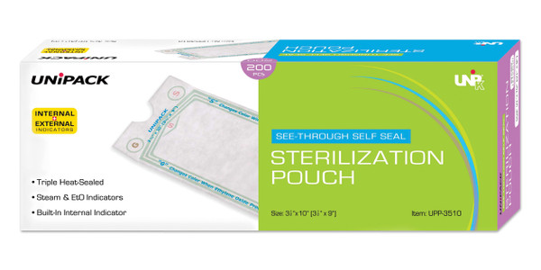 UNIPACK POUCH 5 1/4 X 7 1/2 200/BX