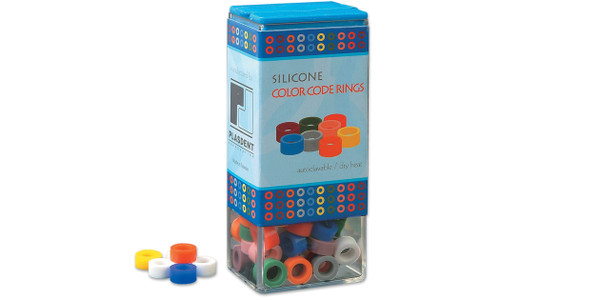 COLOR CODE RINGS ASSORTED 80/BX