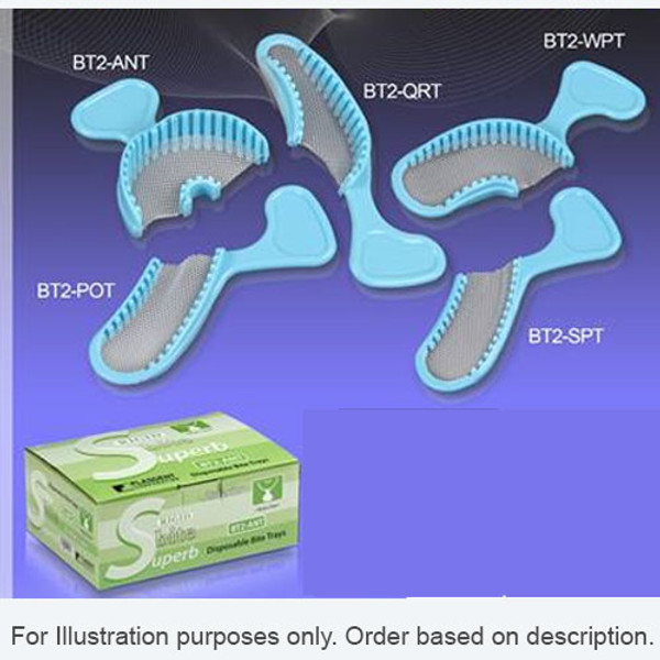 EXCELLENT BITE REGISTRATION TRAYS QUADRANT 40/BX