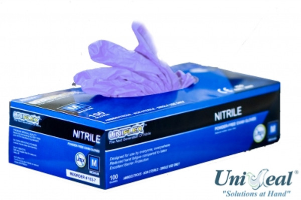 Uniseal Uniflex Powder-Free Nitrile Exam