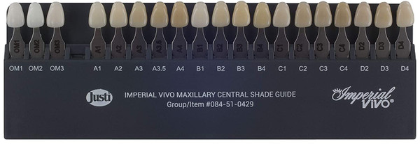 JUSTI IMPERIAL VIVO SHADE GUIDE 12 TAB