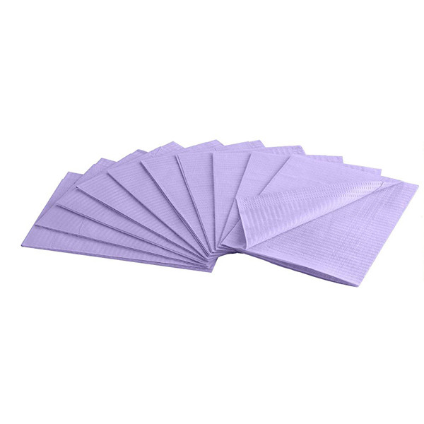 MARK 3 LAVENDER 2PLY BIB 13 X 18 500/CS