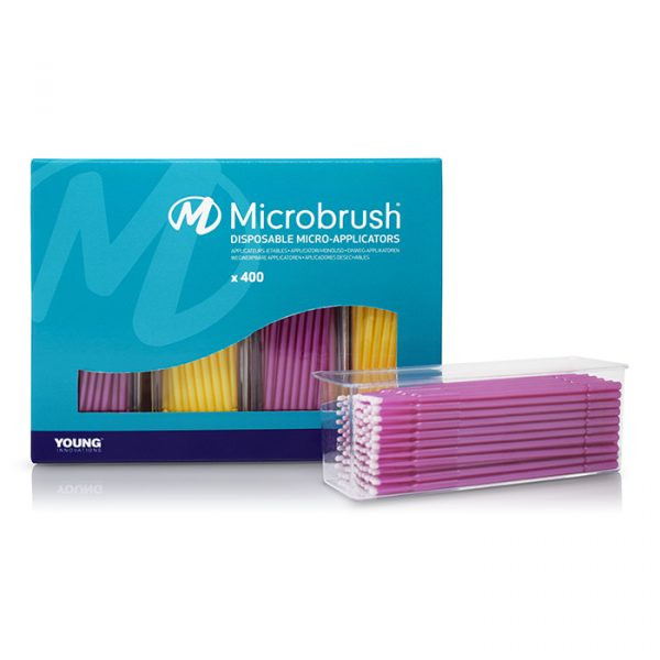 MICROBRUSH APPLICATORS REGULAR BLUE 400/PK