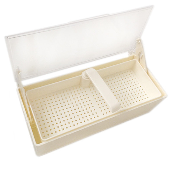 GERMICIDE TRAY WHITE W/CLEAR LID