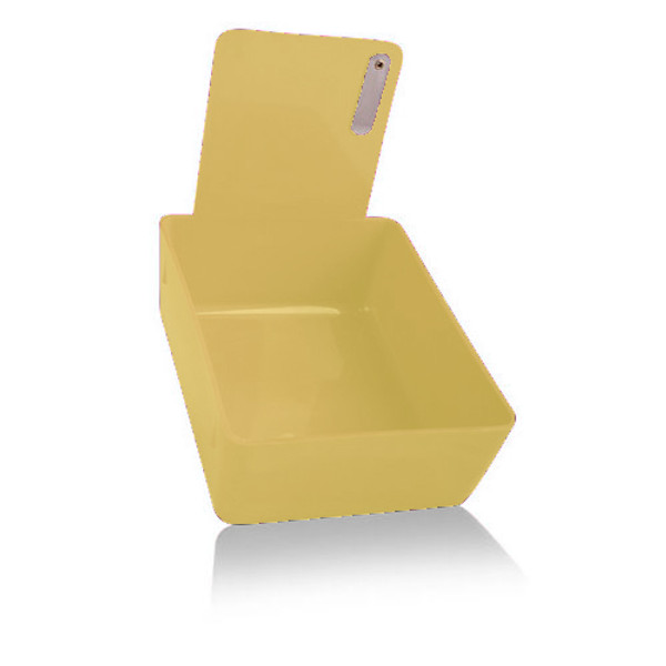 LAB PAN W/METAL CLIP YELLOW