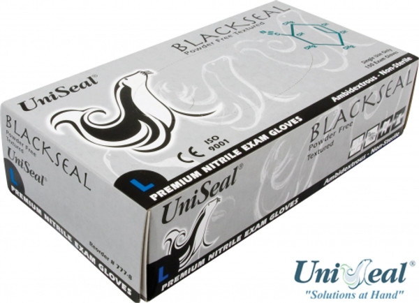 Uniseal BlackSeal Powder-Free Nitrile Exam