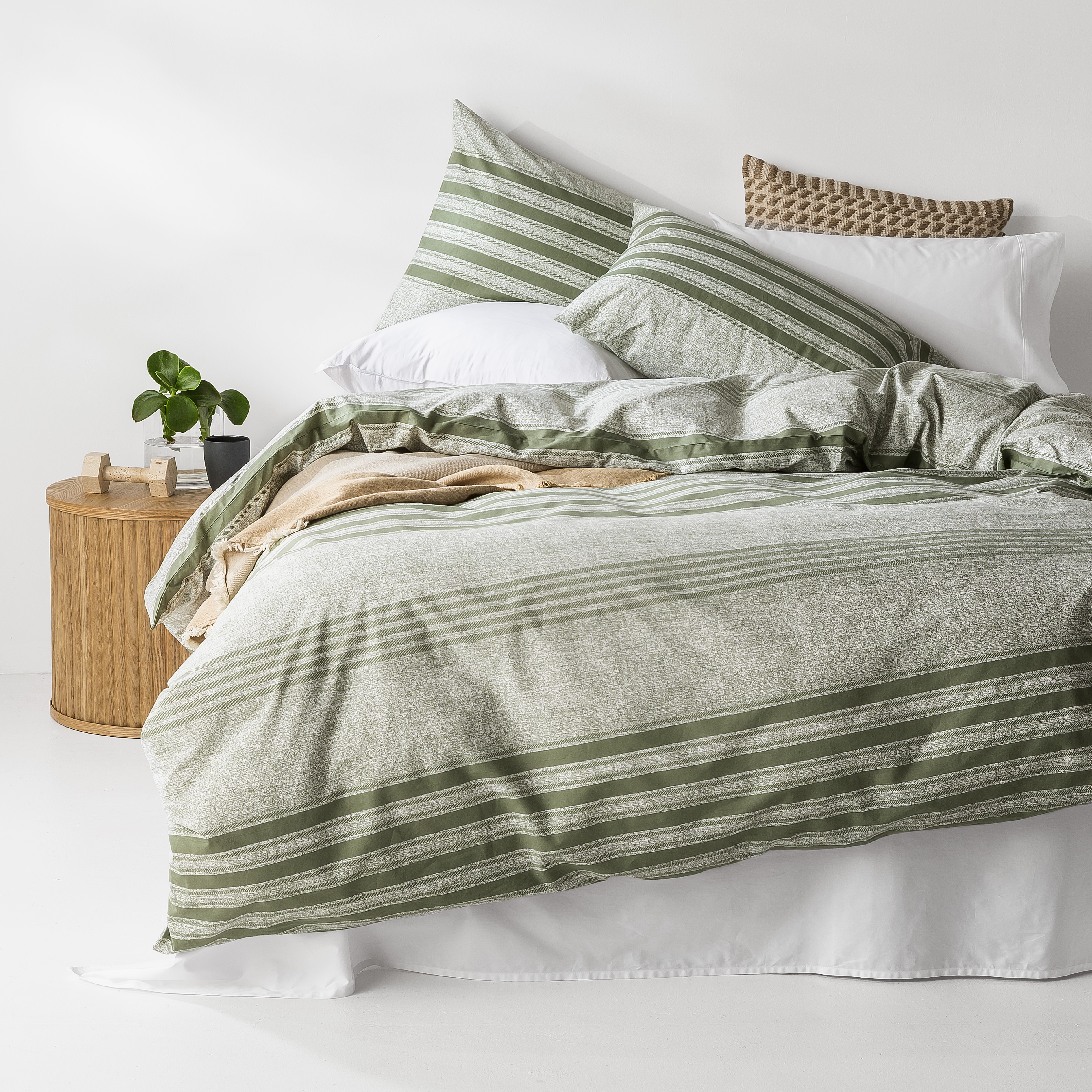 In2linen Oliver 100% Organic Cotton Quilt Cover Set