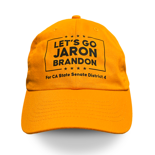 Let's Go Jaron Brandon (Gold Baseball Cap)