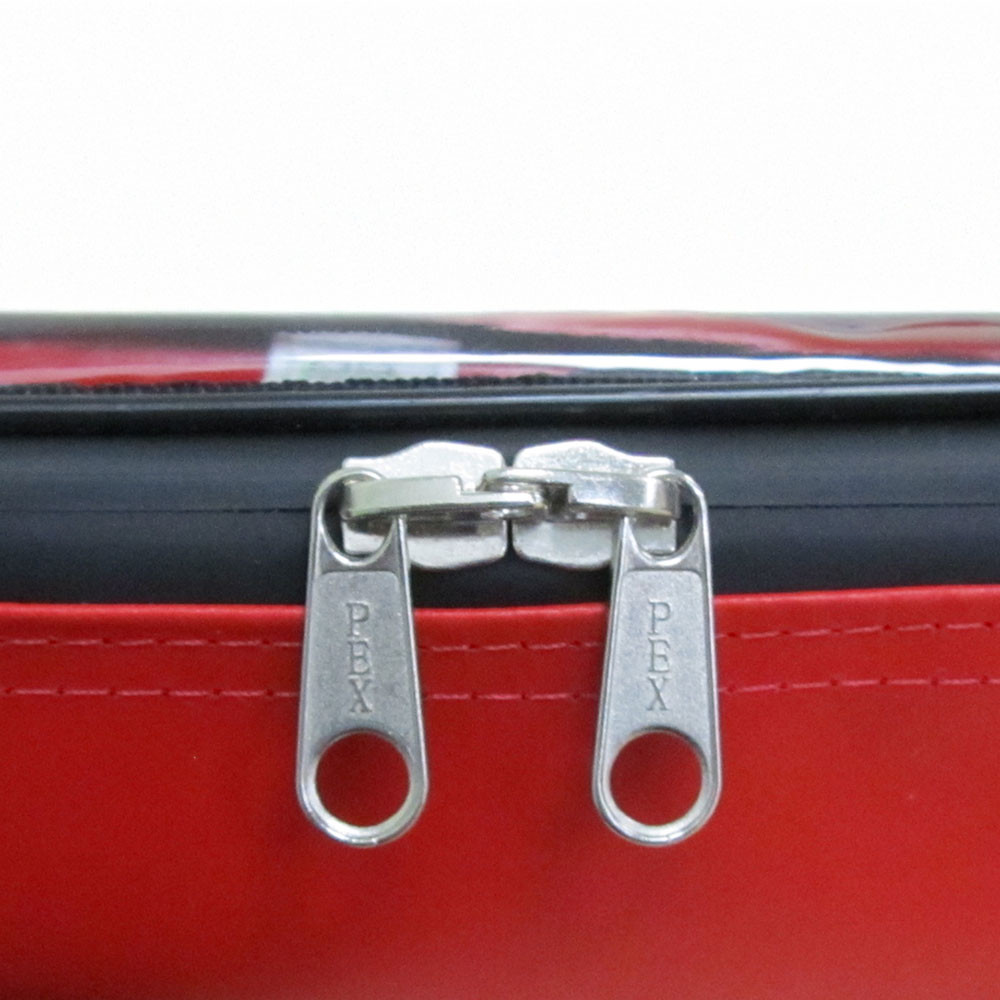 DS Medical IPC Compliant Clear View Wipeable Zip Pouch - Red