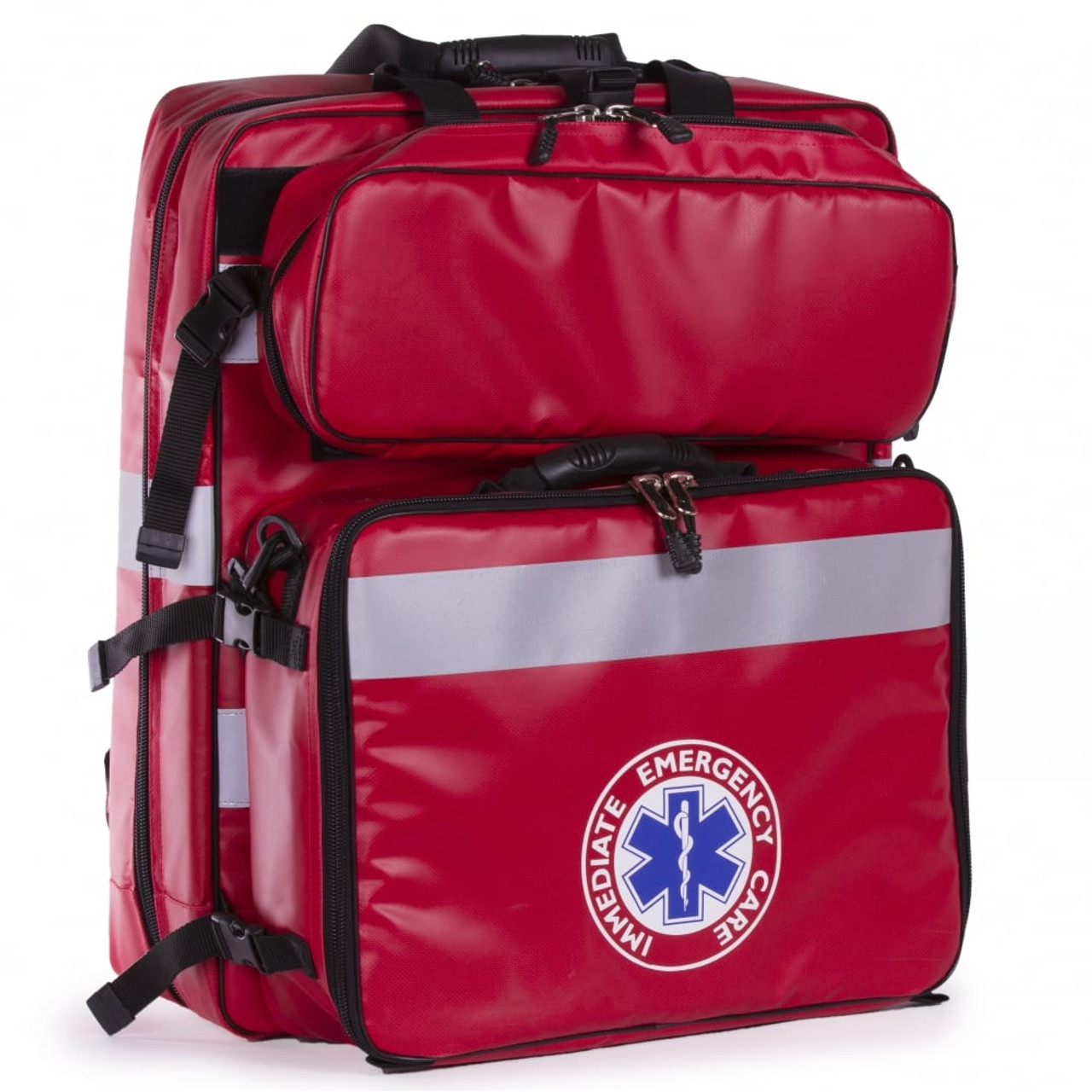 Embroidered PHARMACY Red Natural Reiseapotheke Emergency Bag