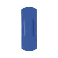 Sterochef 7.5cm x 2.5cm Blue Detectable Plasters (Box 100)