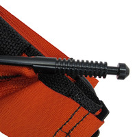 SOF Tactical Tourniquet - Orange, close-up of aluminium windlass