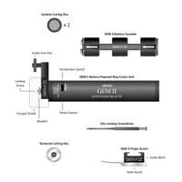 GEM II Battery Powered Ring Cutter Kit
