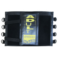Spencer Contour Universal Head Immobiliser Yellow/Black