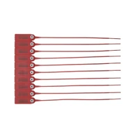 Mega Fortris Individually Numbered Pastel Red Security Seals