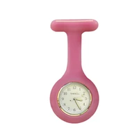 Timesco silicone nurse fob watch in pink – infection control medical watch UK